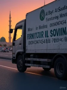 نقل اثاث من المدينة المنورة الي جدة و الرياض و بين المدن